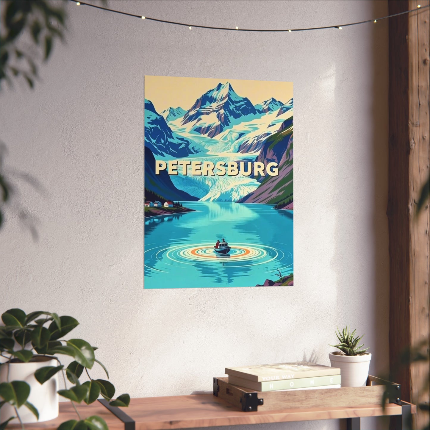Petersburg Alaska Vintage Retro Giclée Print Art Series Poster