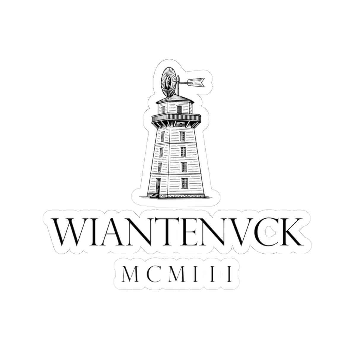 Wiantenuck Vinyl Sticker - Combo Logo