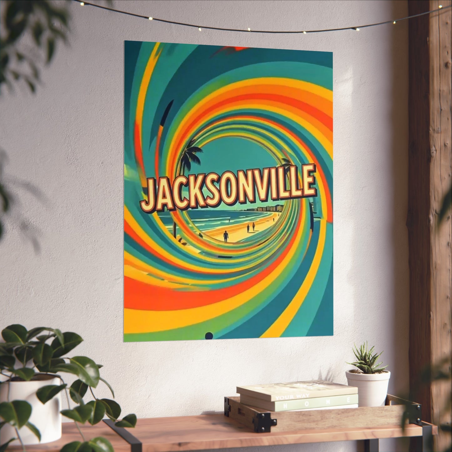 Jacksonville Florida Vintage Retro Giclée Print Art Series Poster