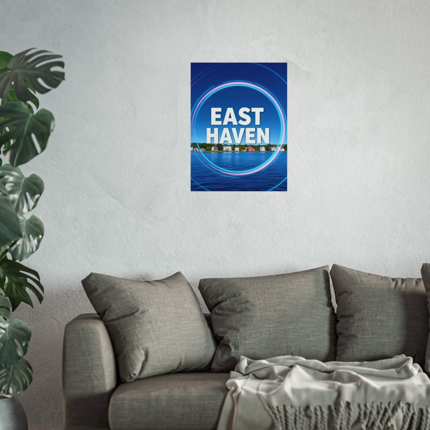 East Haven Connecticut Vintage Retro Giclée Print Art Series Poster