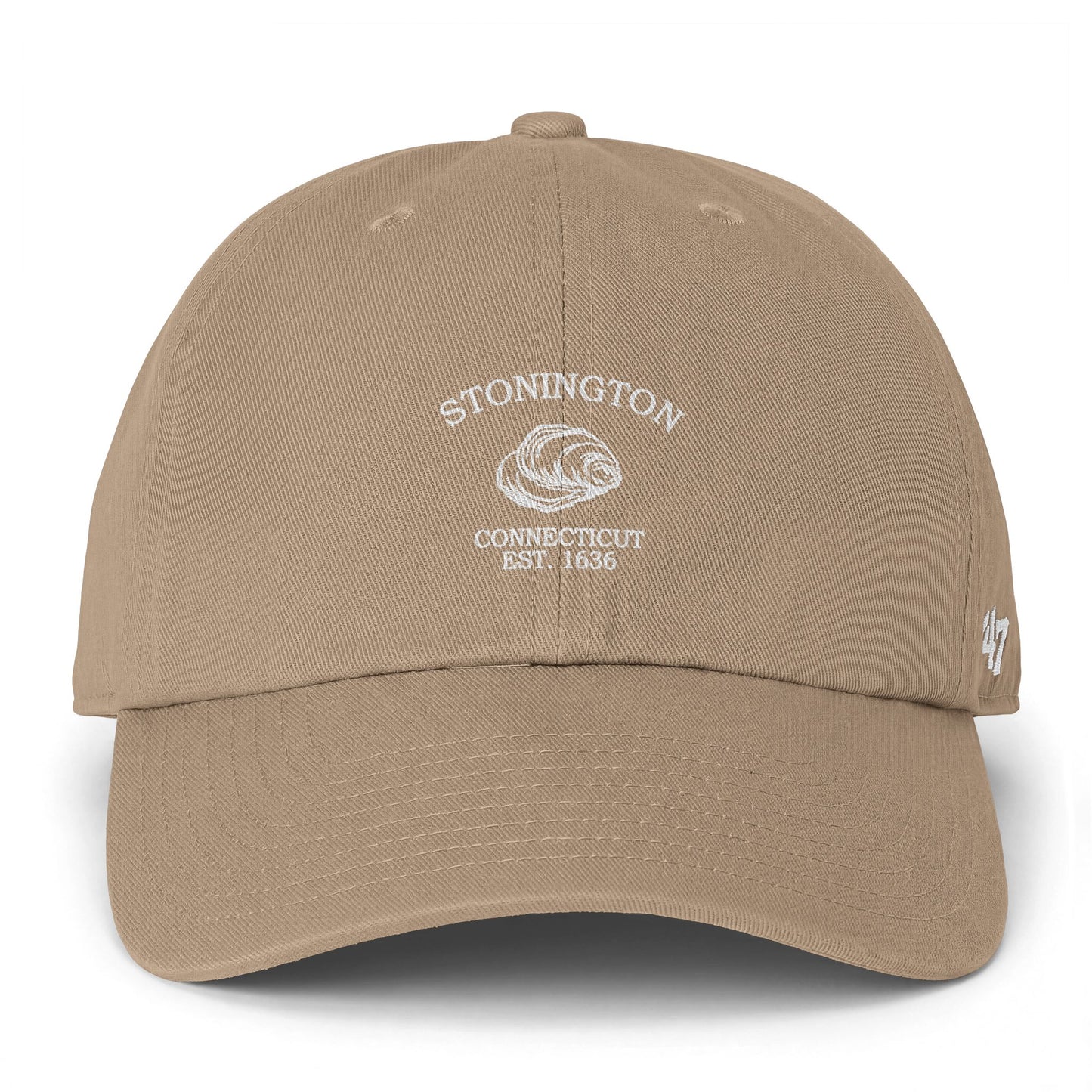 Stonington Connecticut Vintage Retro Womens Cotton Cap - Black Logo