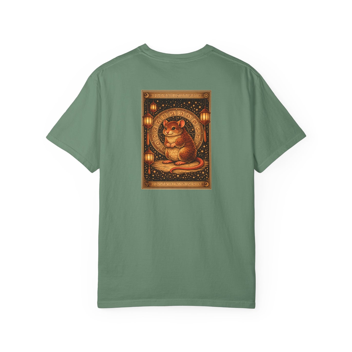 Zodiac Year of the Rat (2020+) Vintage Retro Art Series Cotton Tee
