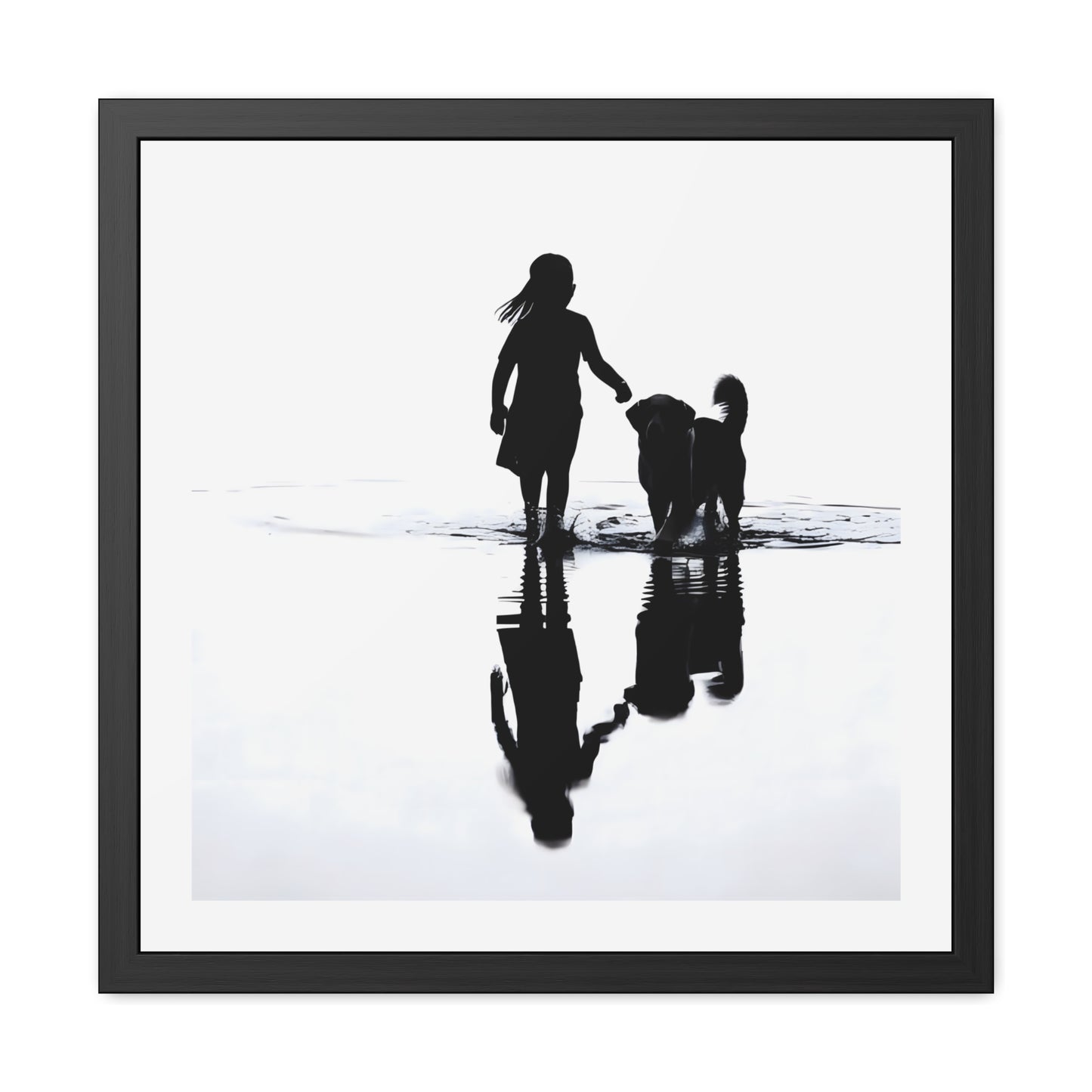 Whitewater Run - Tide & Light Series Framed Poster