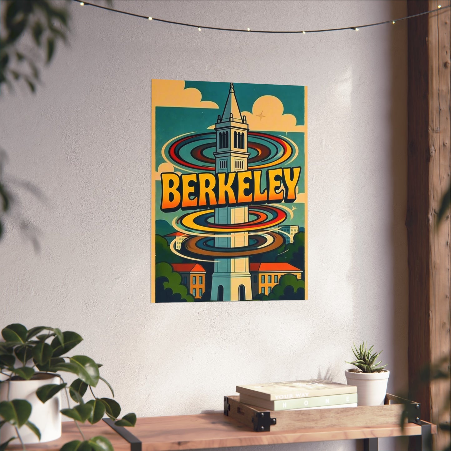 Berkeley California Vintage Retro Giclée Print Art Series Poster