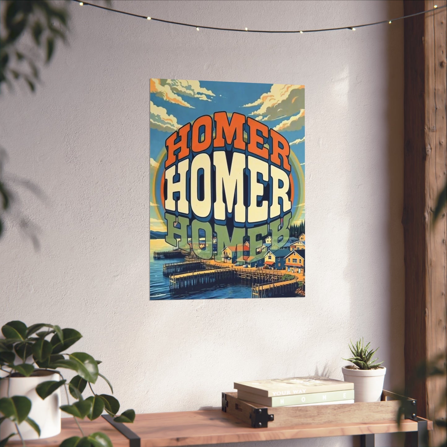 Homer Alaska Vintage Retro Giclée Print Art Series Poster