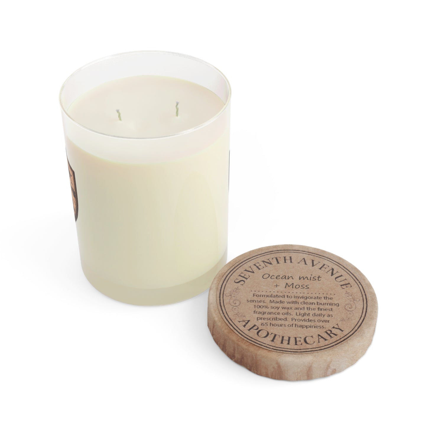 №108 Knight's Vigil Scented Candle · Live Your Best Knight · Temperantia Fiducia Perseverantia