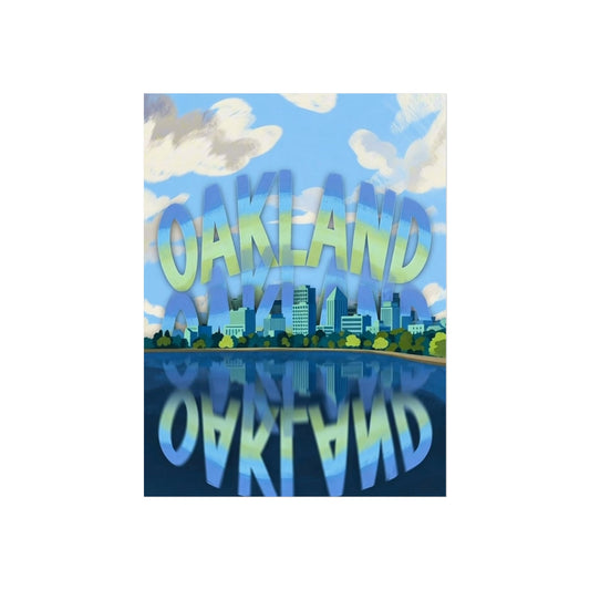 Oakland California Vintage Retro Giclée Print Art Series Poster