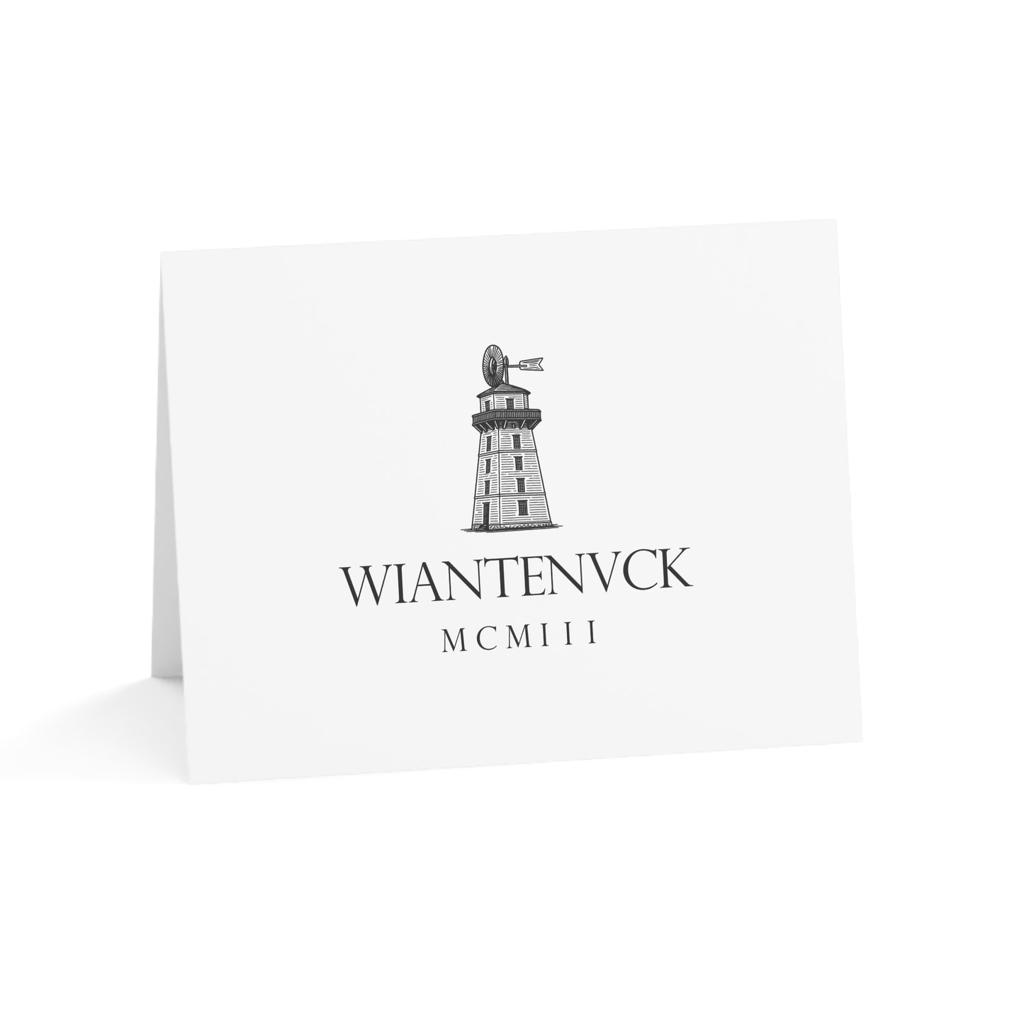 Wiantenuck Vintage Retro Thank You Card Set - Combo Logo