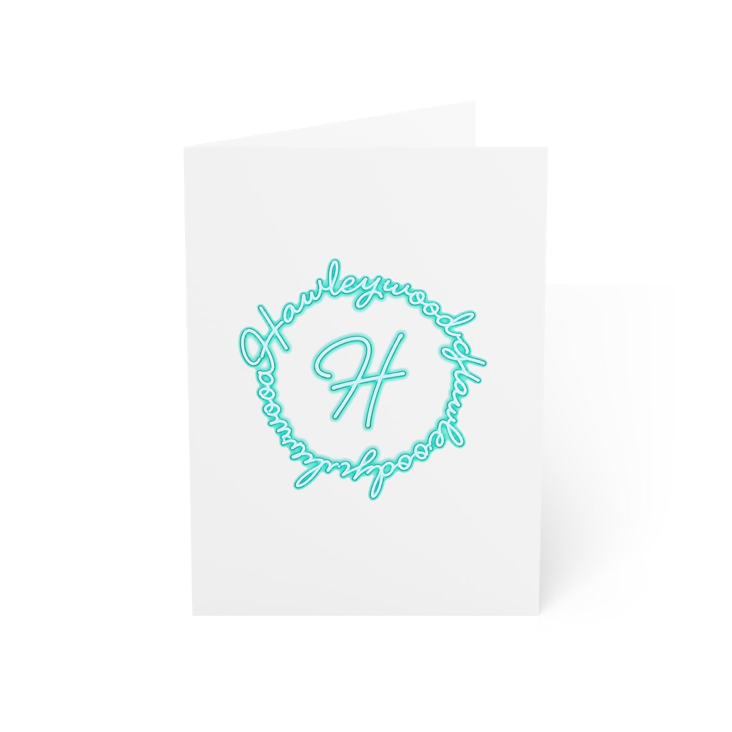 Hawleywood Vintage Retro Blank Card Set - Round Logo