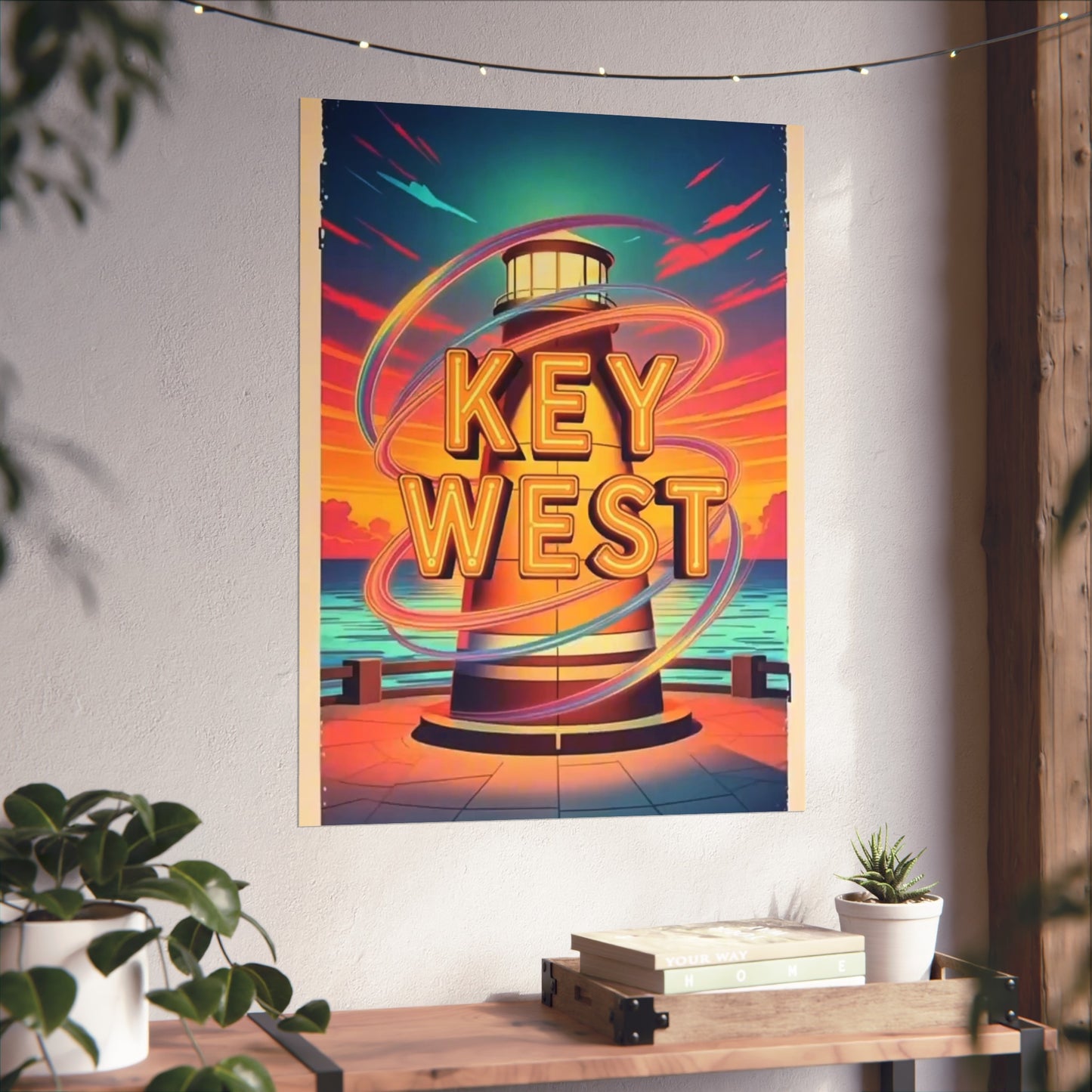 Key West Florida Vintage Retro Giclée Print Art Series Poster