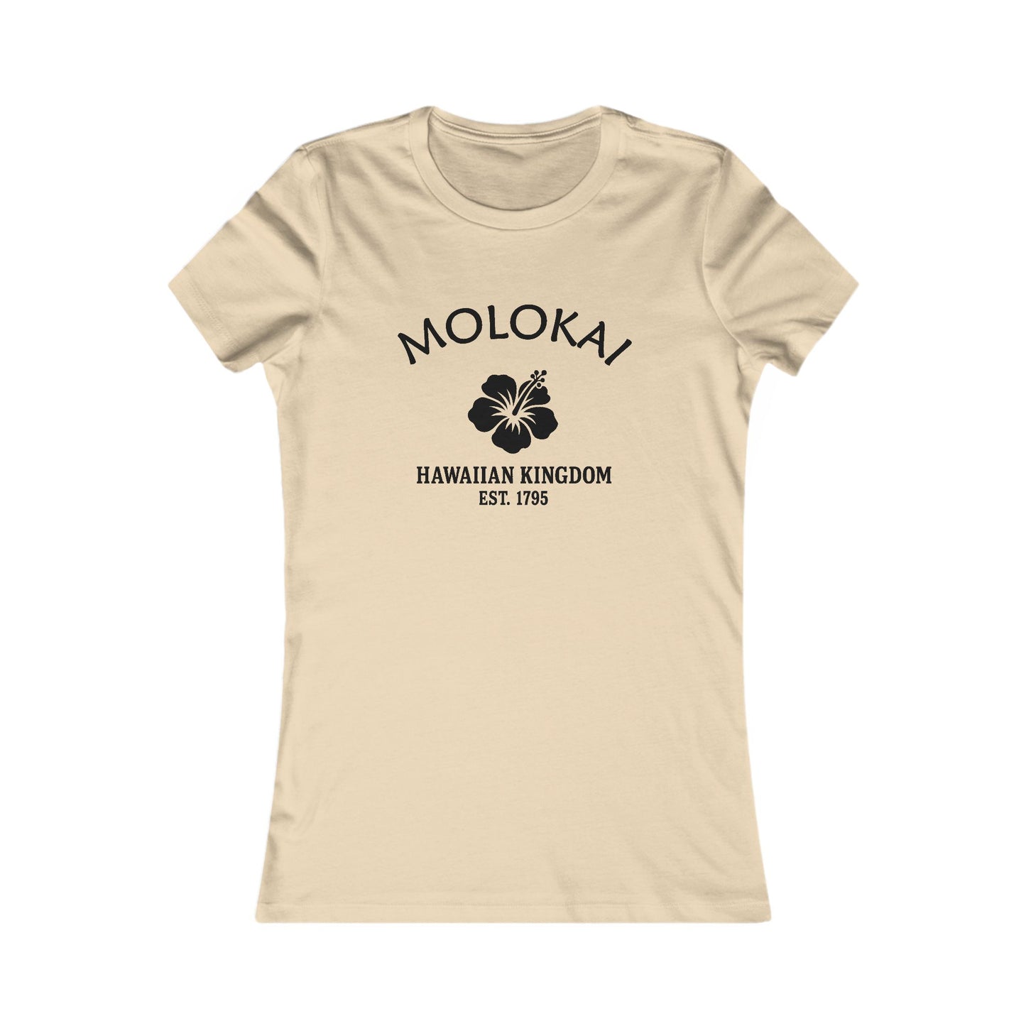 Molokai Hawaii Vintage Retro Unisex Heavy Cotton Hoodie - Black Logo