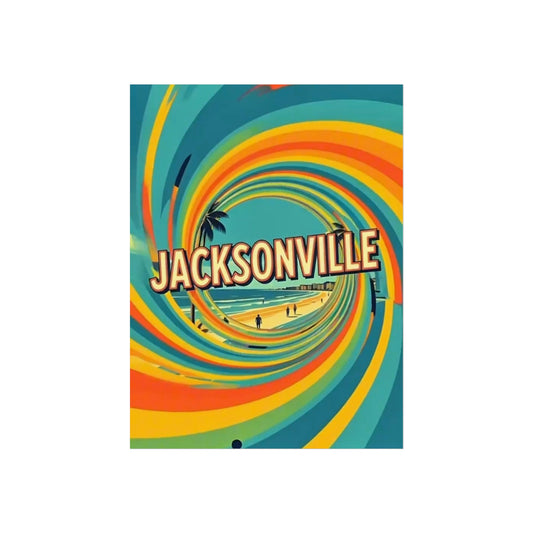 Jacksonville Florida Vintage Retro Giclée Print Art Series Poster