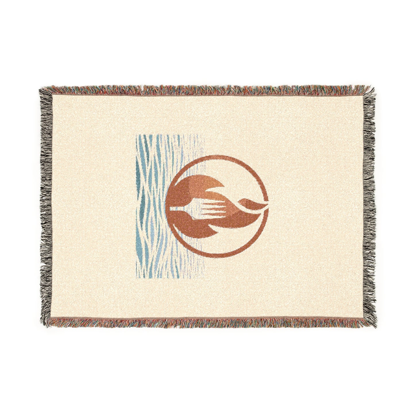 Eat Fire Spring Cotton Woven Blanket - Image Logo