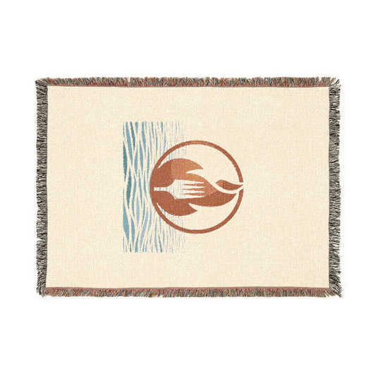 Eat Fire Spring Cotton Woven Blanket - Image Logo