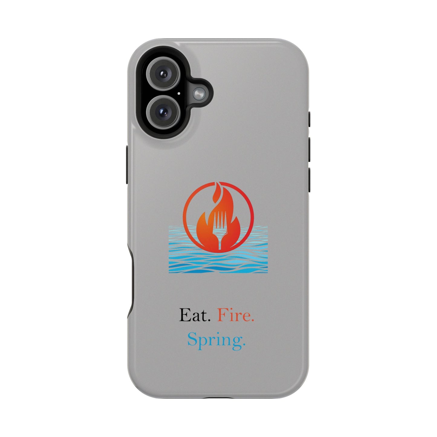 Eat Fire Spring iPhone Case - Image Logo