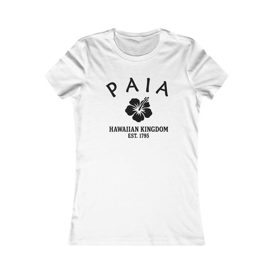 Paia Hawaii Vintage Retro Unisex Heavy Cotton Hoodie - Black Logo