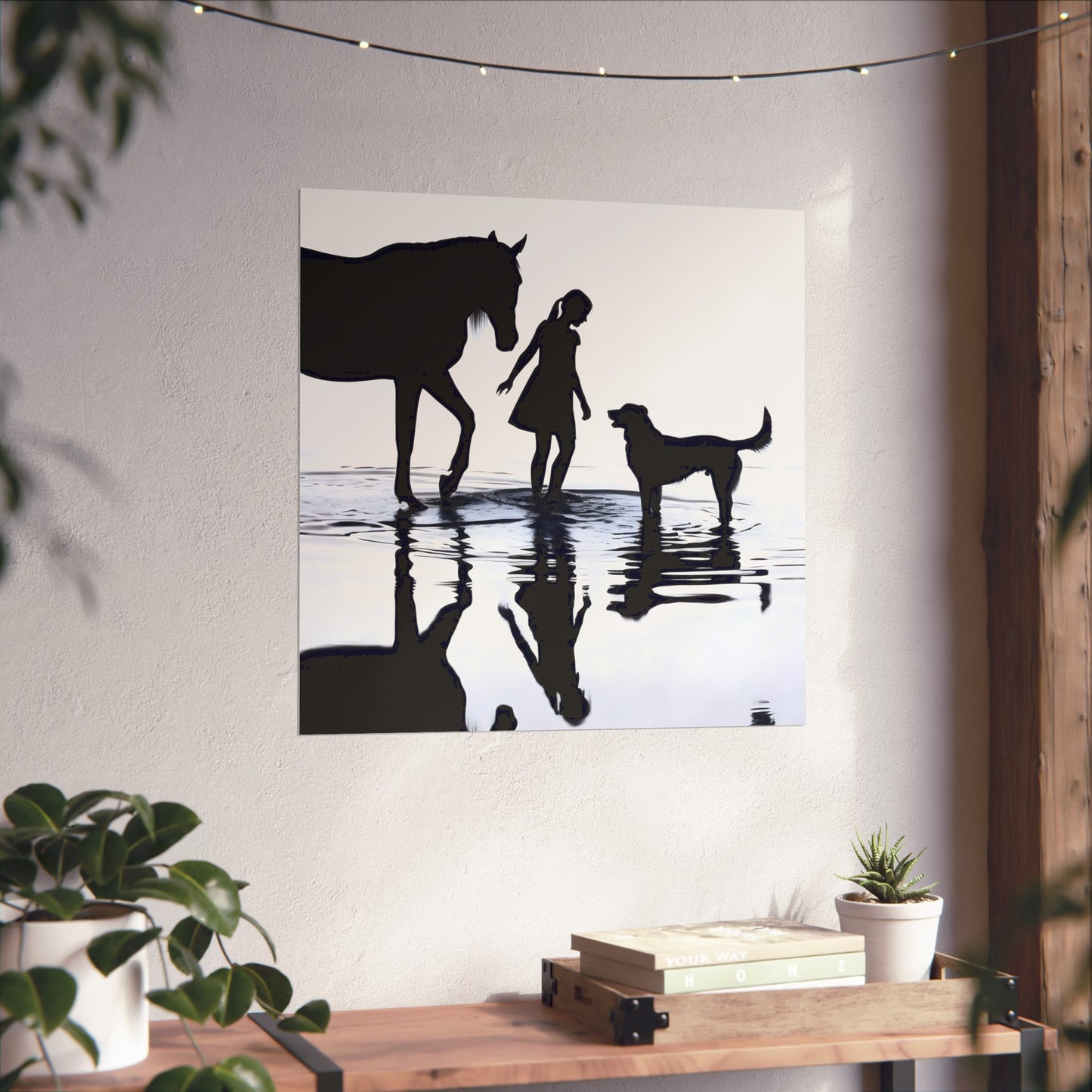 Shoreline Conversation - Tide & Light Series Giclée Unframed Poster