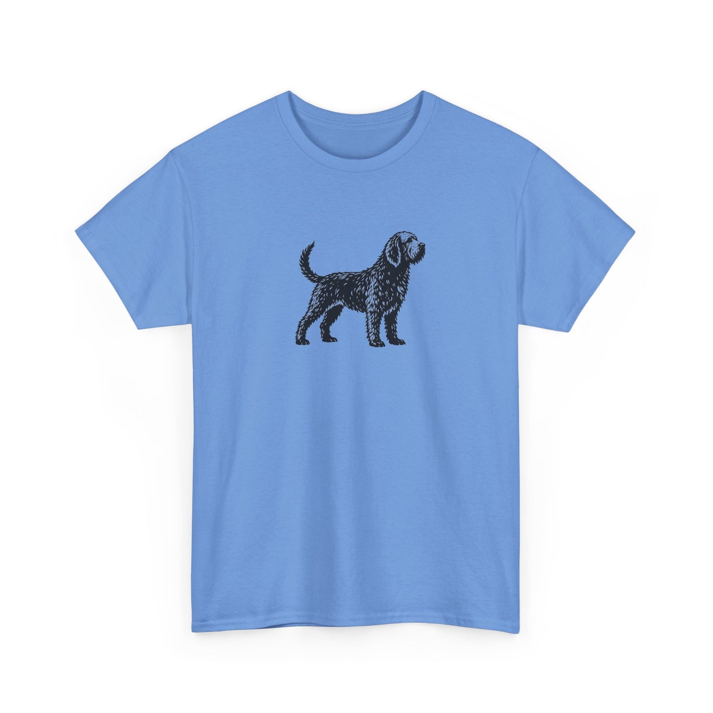 Otterhound Vintage Retro Unisex Heavy Cotton Tee - Standing