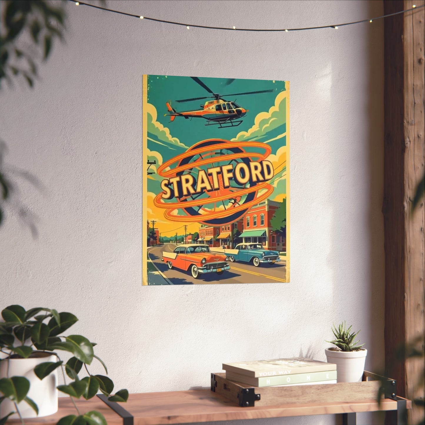 Stratford Connecticut Vintage Retro Giclée Print Art Series Poster