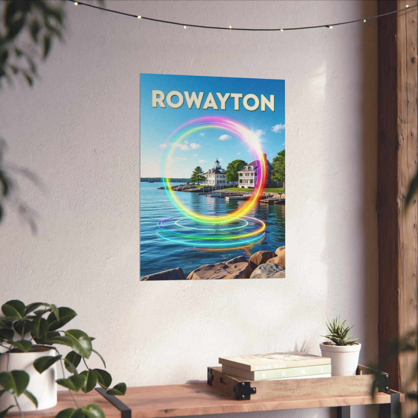 Rowayton Connecticut Vintage Retro Giclée Print Art Series Poster