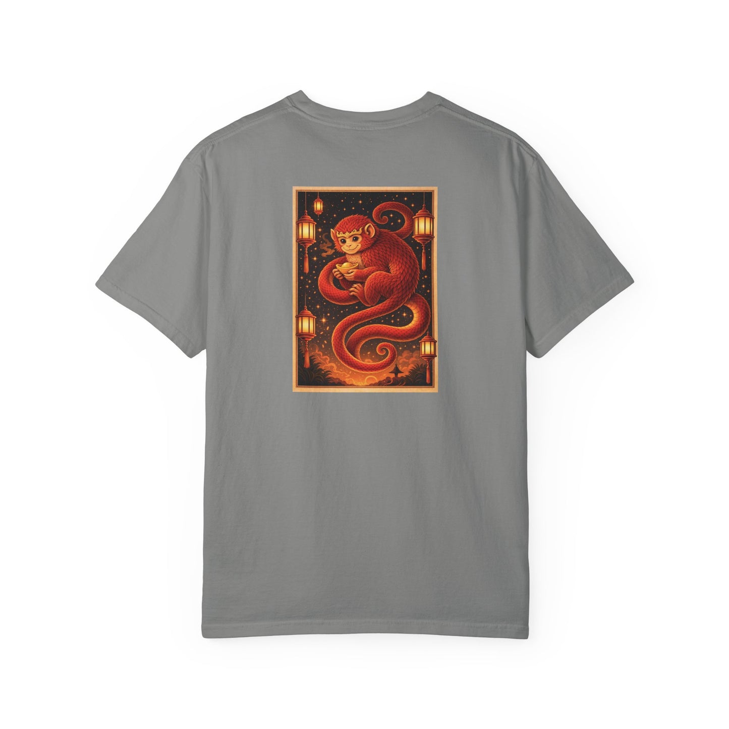 Zodiac Year of the Monkey (2016+) Vintage Retro Art Series Cotton Tee