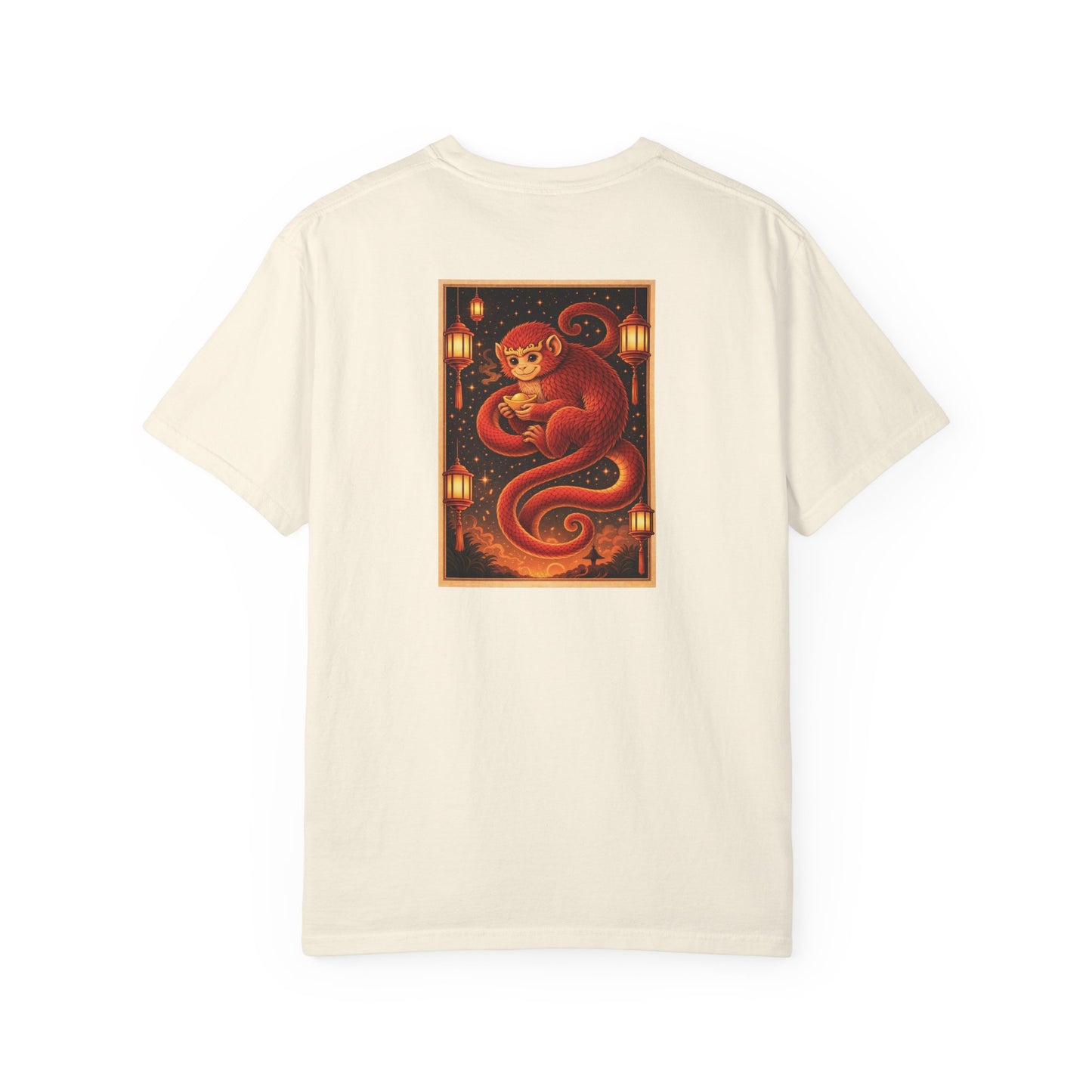 Zodiac Year of the Monkey (2016+) Vintage Retro Art Series Cotton Tee