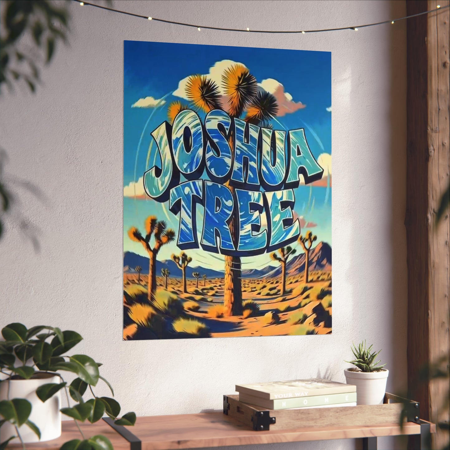 Joshua Tree California Vintage Retro Giclée Print Art Series Poster