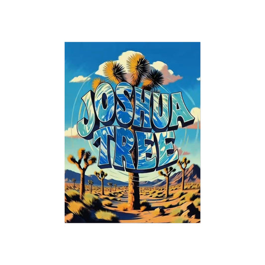 Joshua Tree California Vintage Retro Giclée Print Art Series Poster