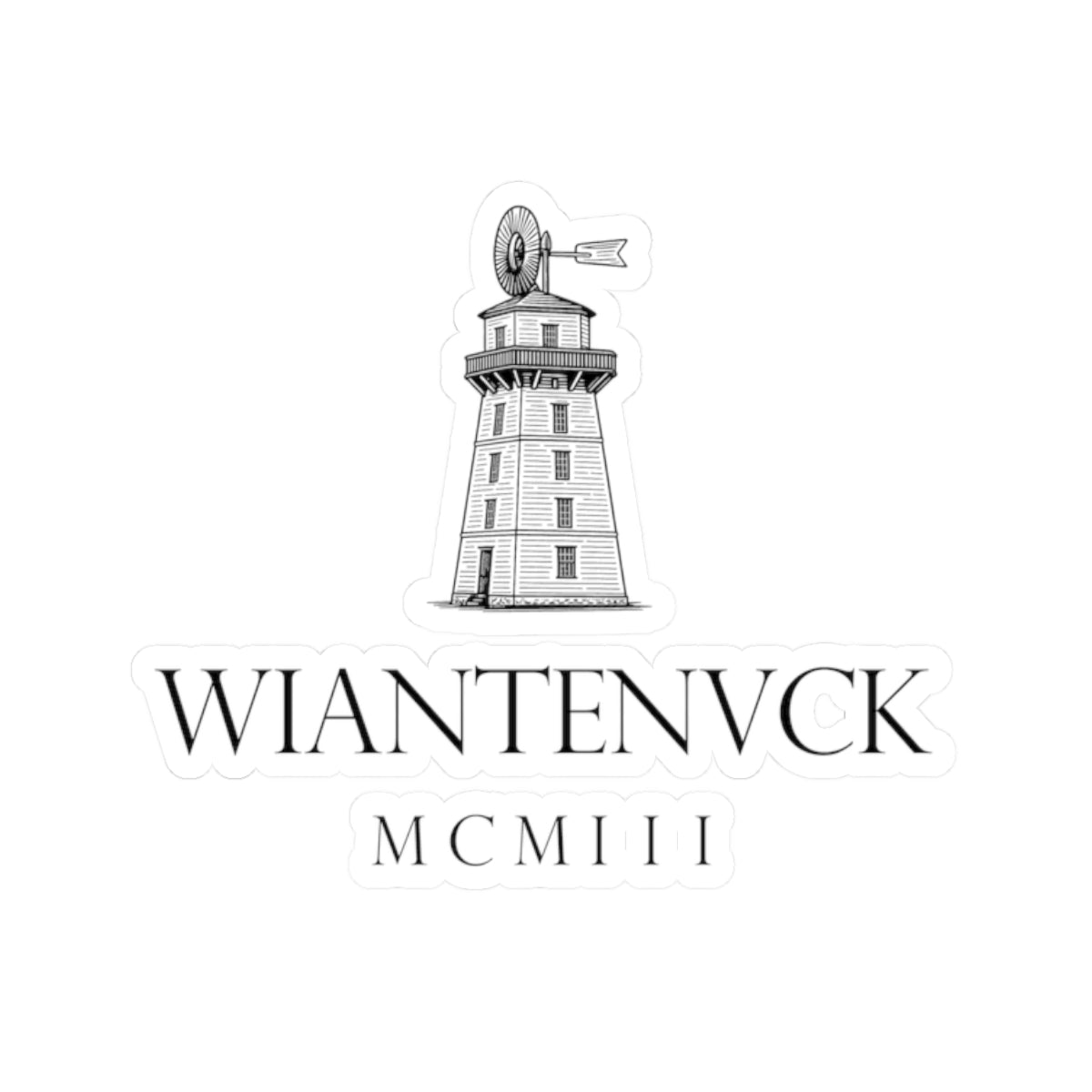 Wiantenuck Vinyl Sticker - Combo Logo