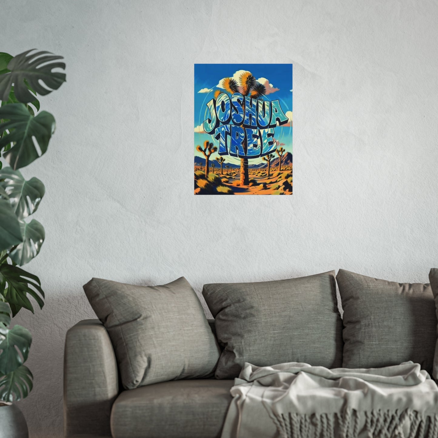 Joshua Tree California Vintage Retro Giclée Print Art Series Poster