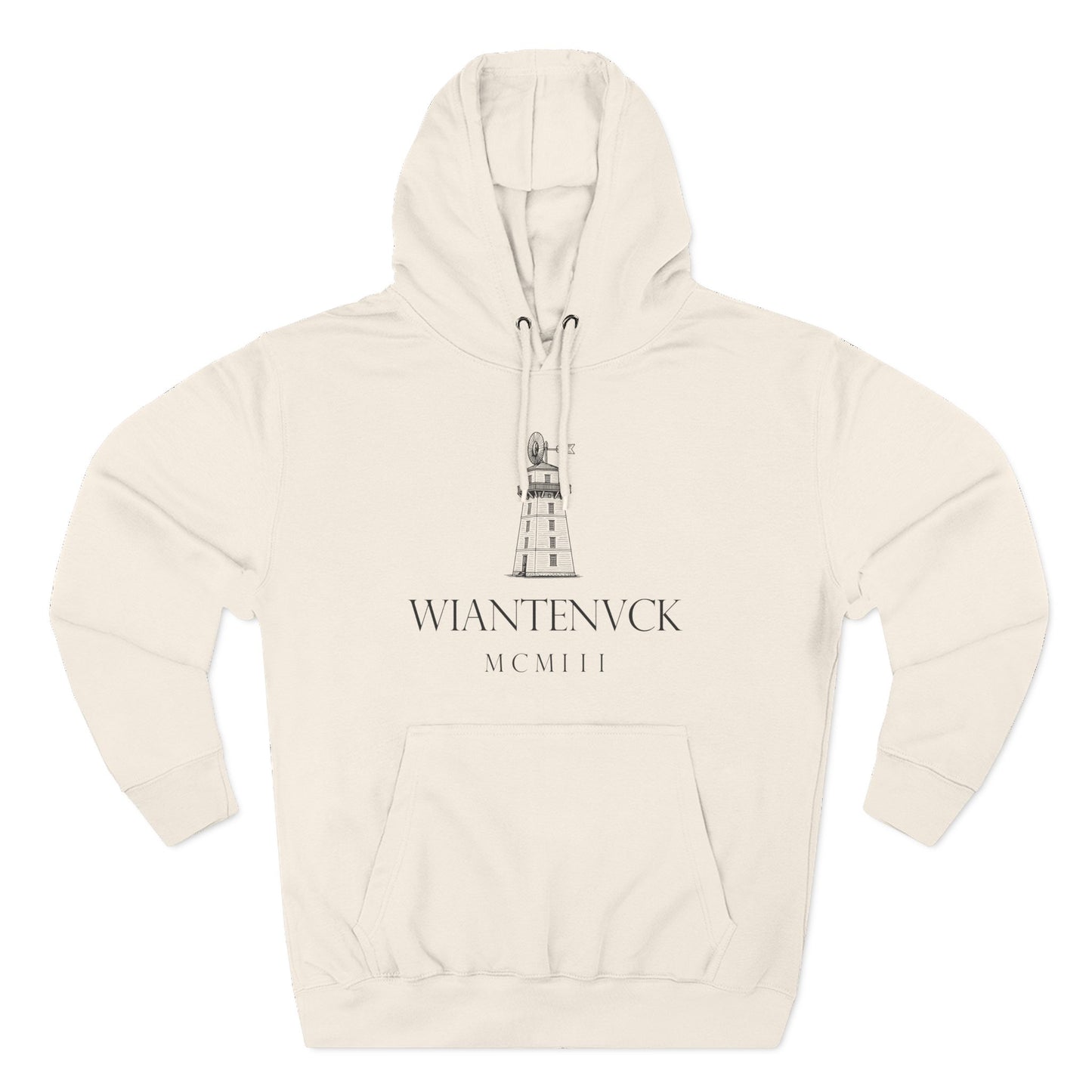 Wiantenuck Unisex Heavy Cotton Hoodie - Black Logo