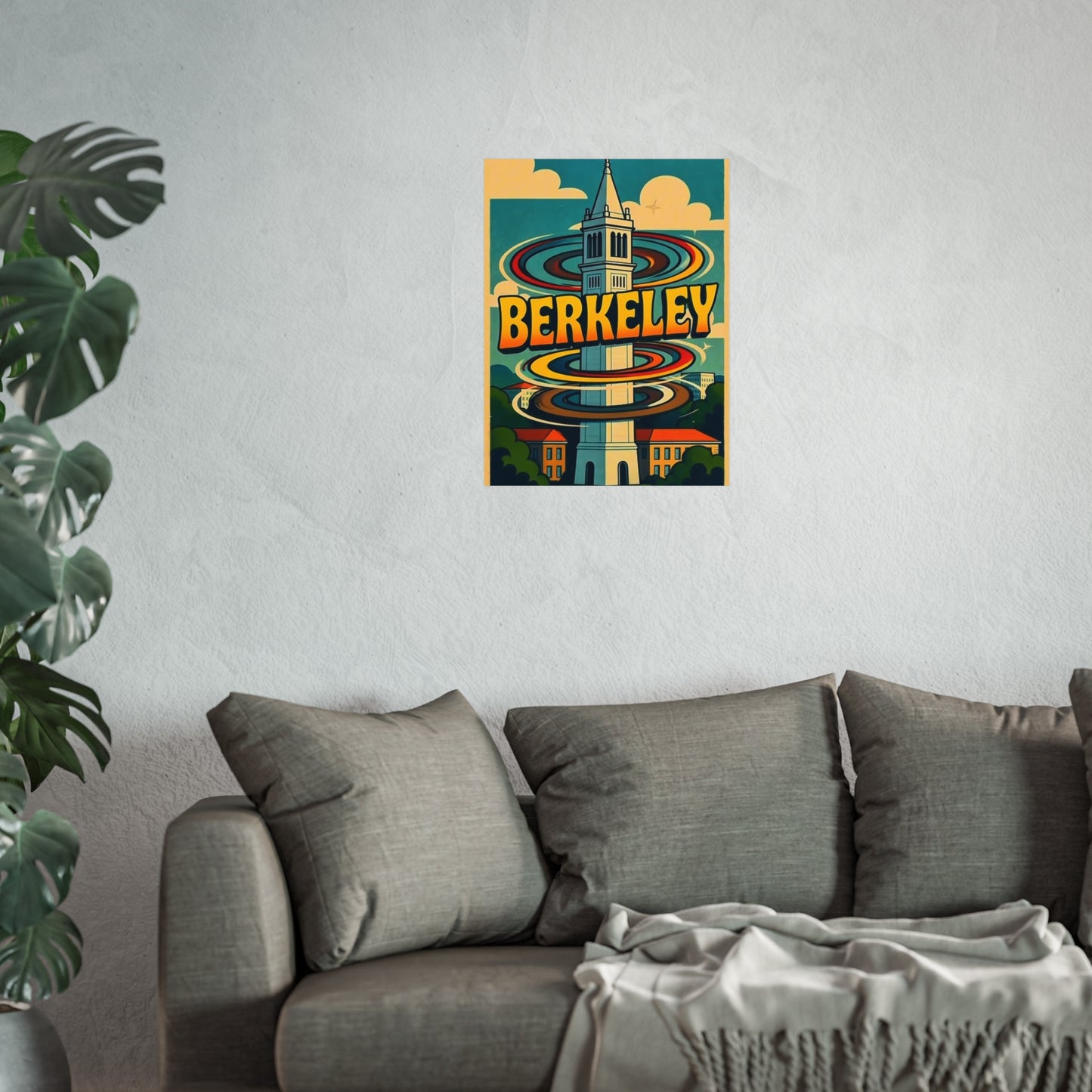 Berkeley California Vintage Retro Giclée Print Art Series Poster