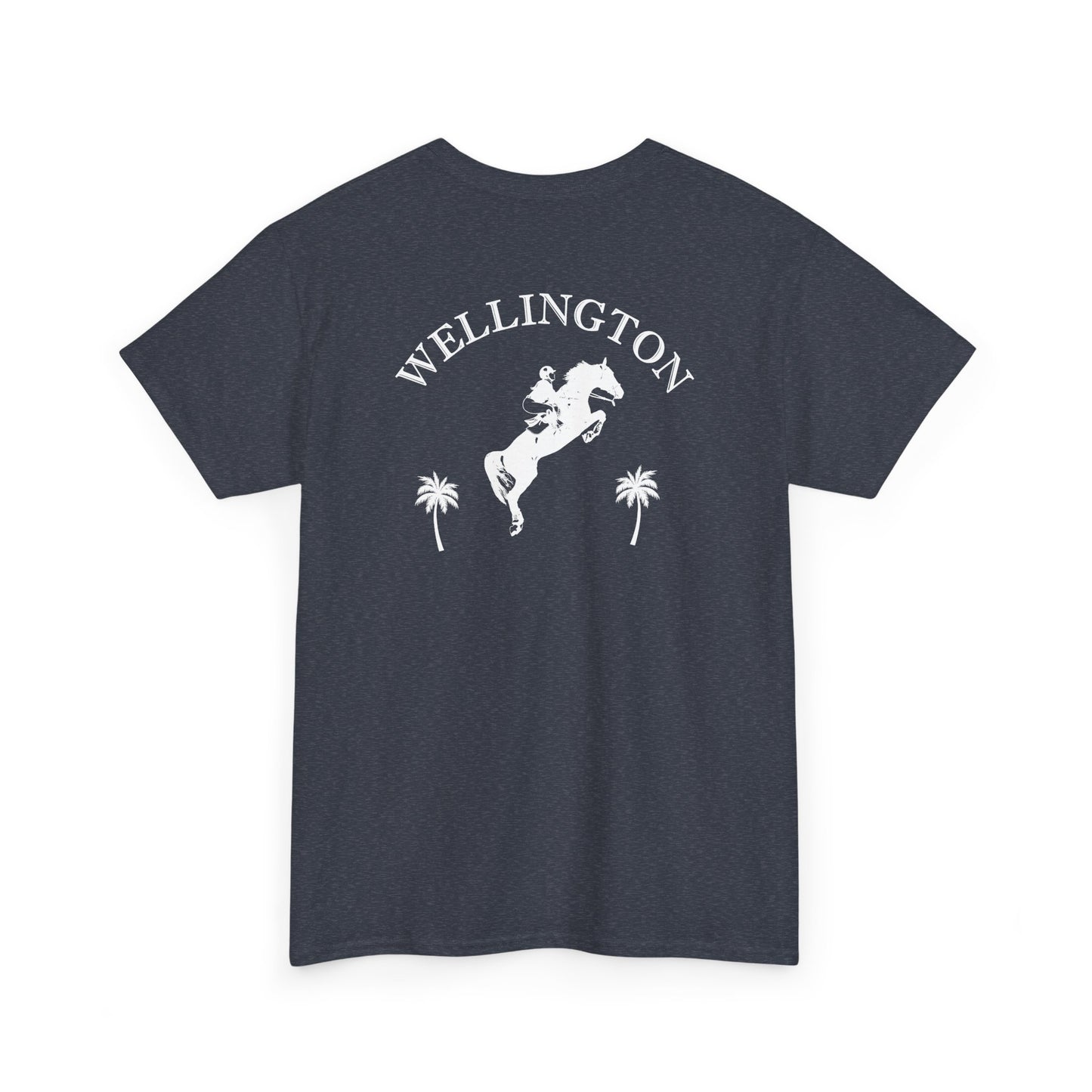 Wellington Florida Vintage Retro Unisex Heavy Cotton Equestrian Tee