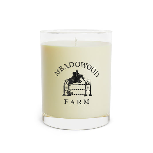 Meadowood Farm Vintage Retro Scented Candle - Black Logo