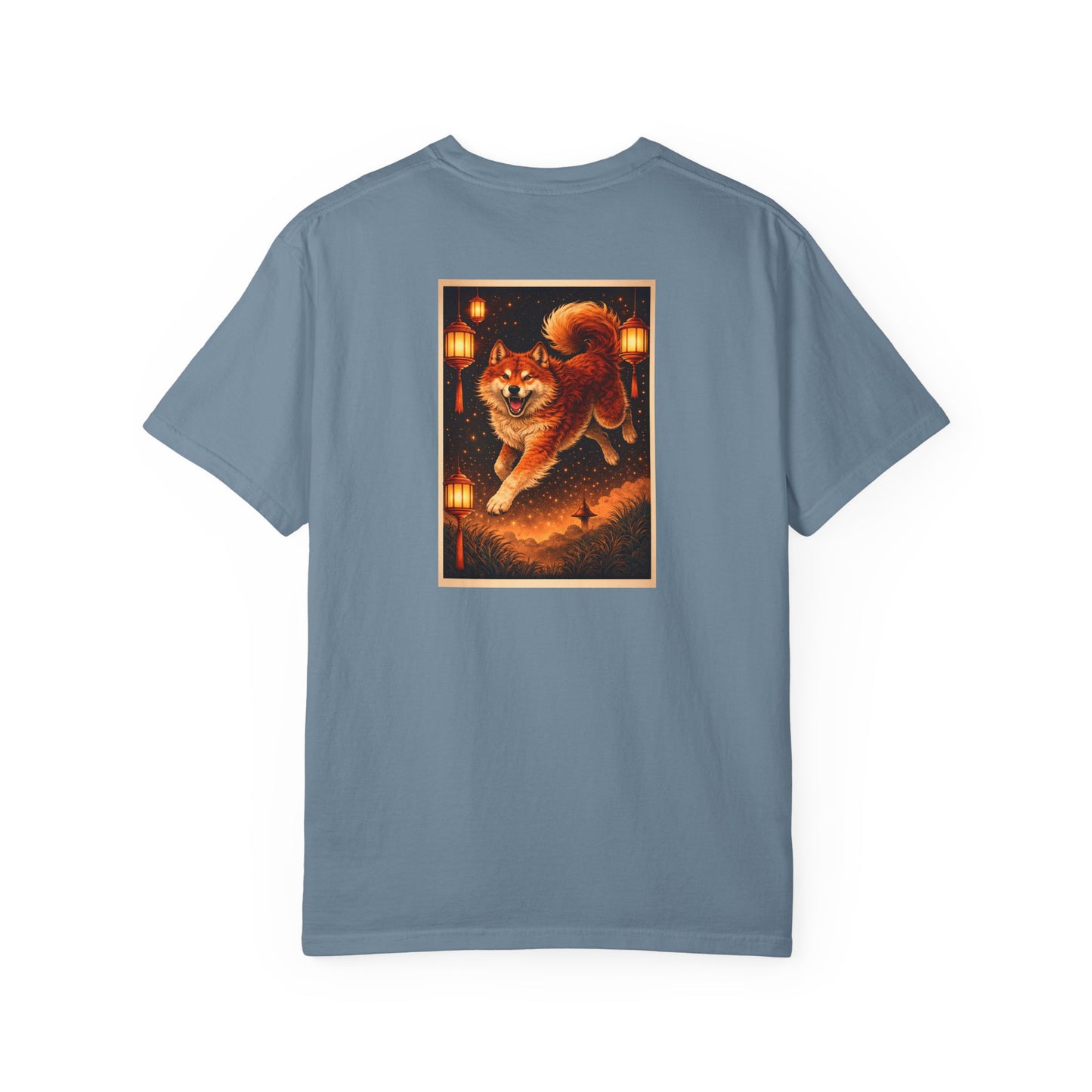 Zodiac Year of the Dog (2018+) Vintage Retro Art Series Cotton Tee