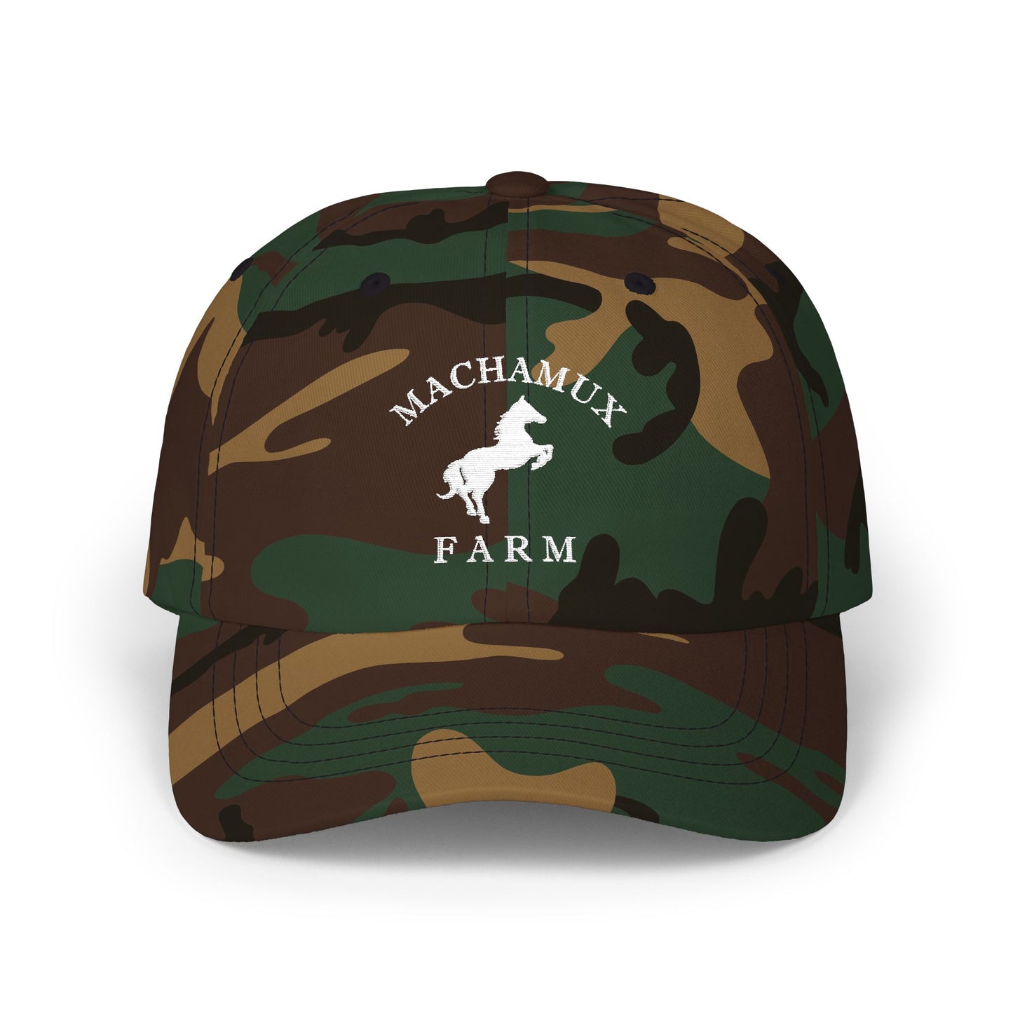 Machamux Farm Classic Cotton Cap - White Logo