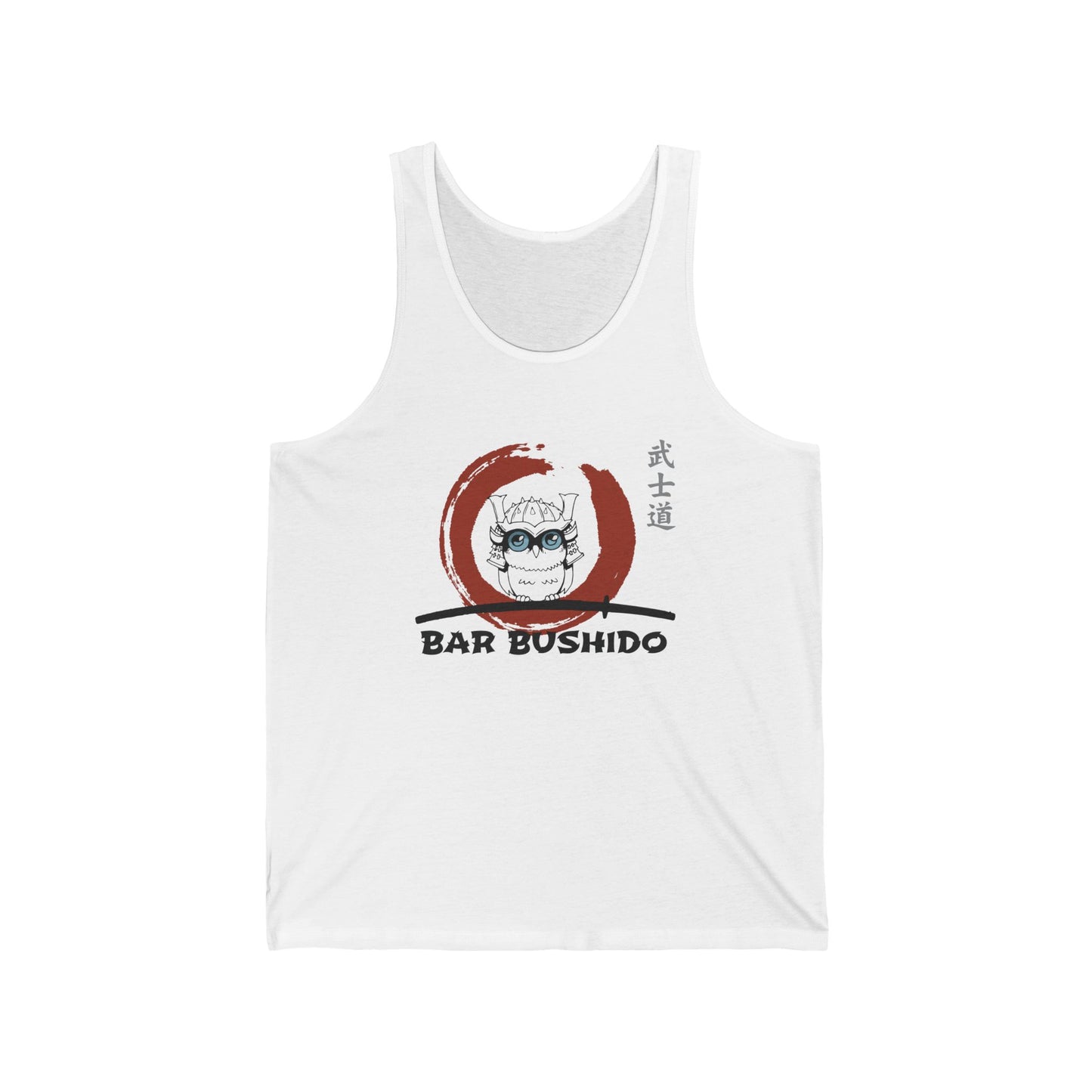 Bar Bushido Unisex Cotton Jersey Tank Top - Color Logo