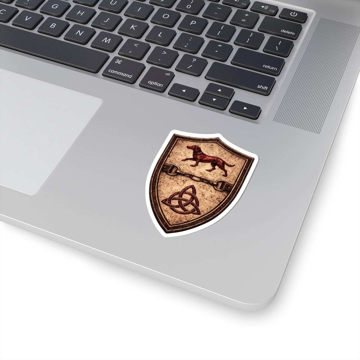 №108 Knight Crest Vinyl Sticker · Live Your Best Knight · Temperantia Fiducia Perseverantia
