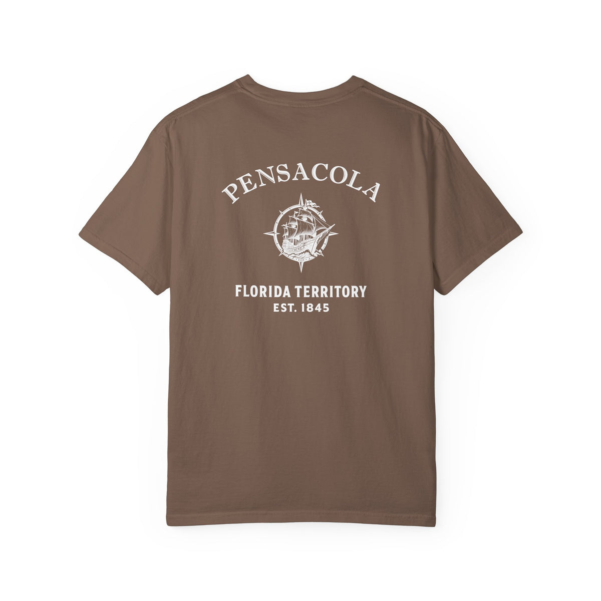 Pensacola Florida 1559 Ship Garment-Dyed Heavyweight Tee