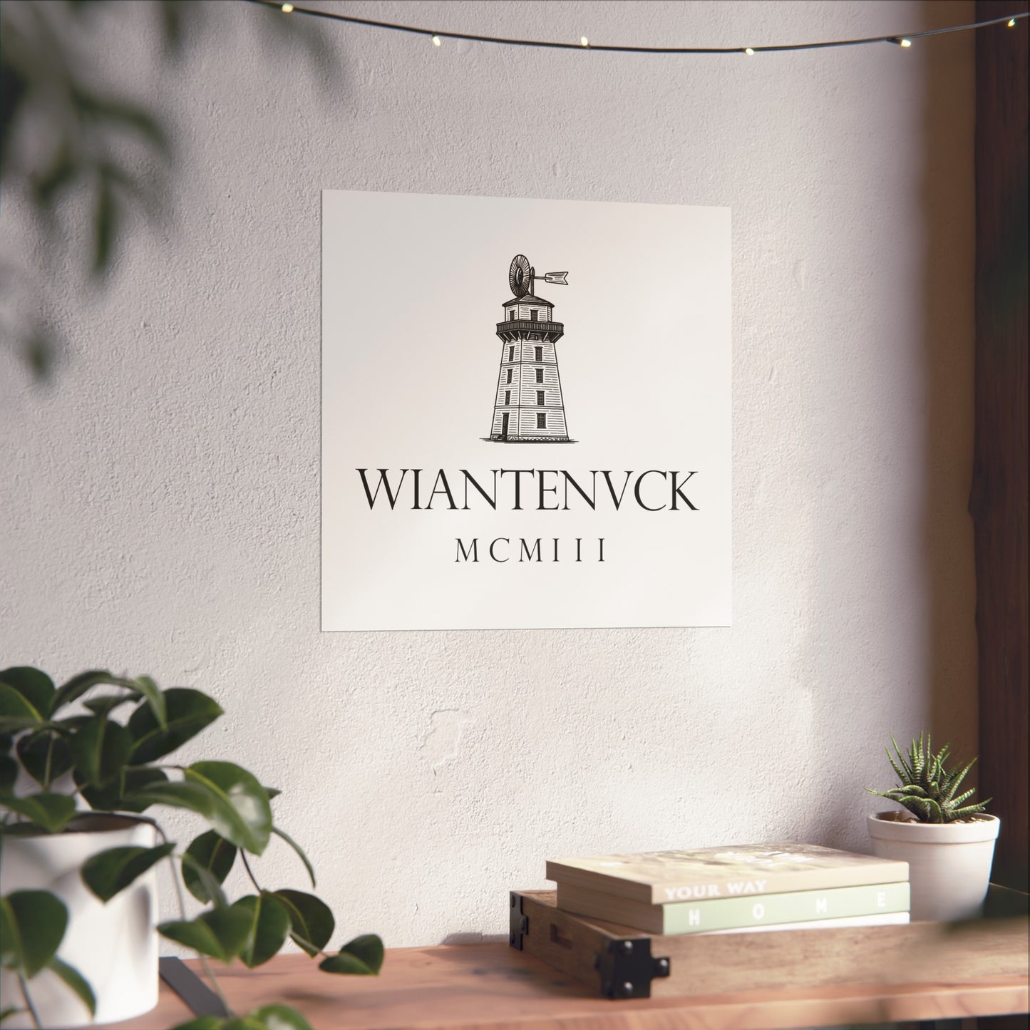 Wiantenuck Art Series Poster - Black Logo