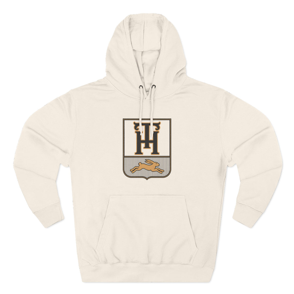 Sandshell Team Haas Heavyweight Hoodie with Full-Chest TH Family Crest