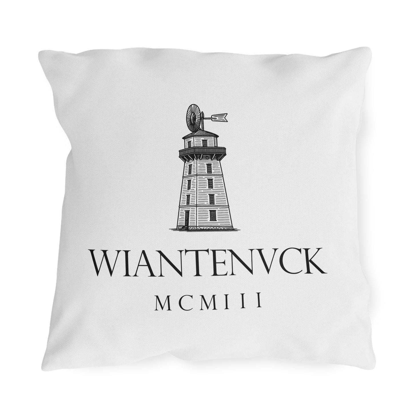 Wiantenuck Outdoor Throw Pillow - Combo Logo