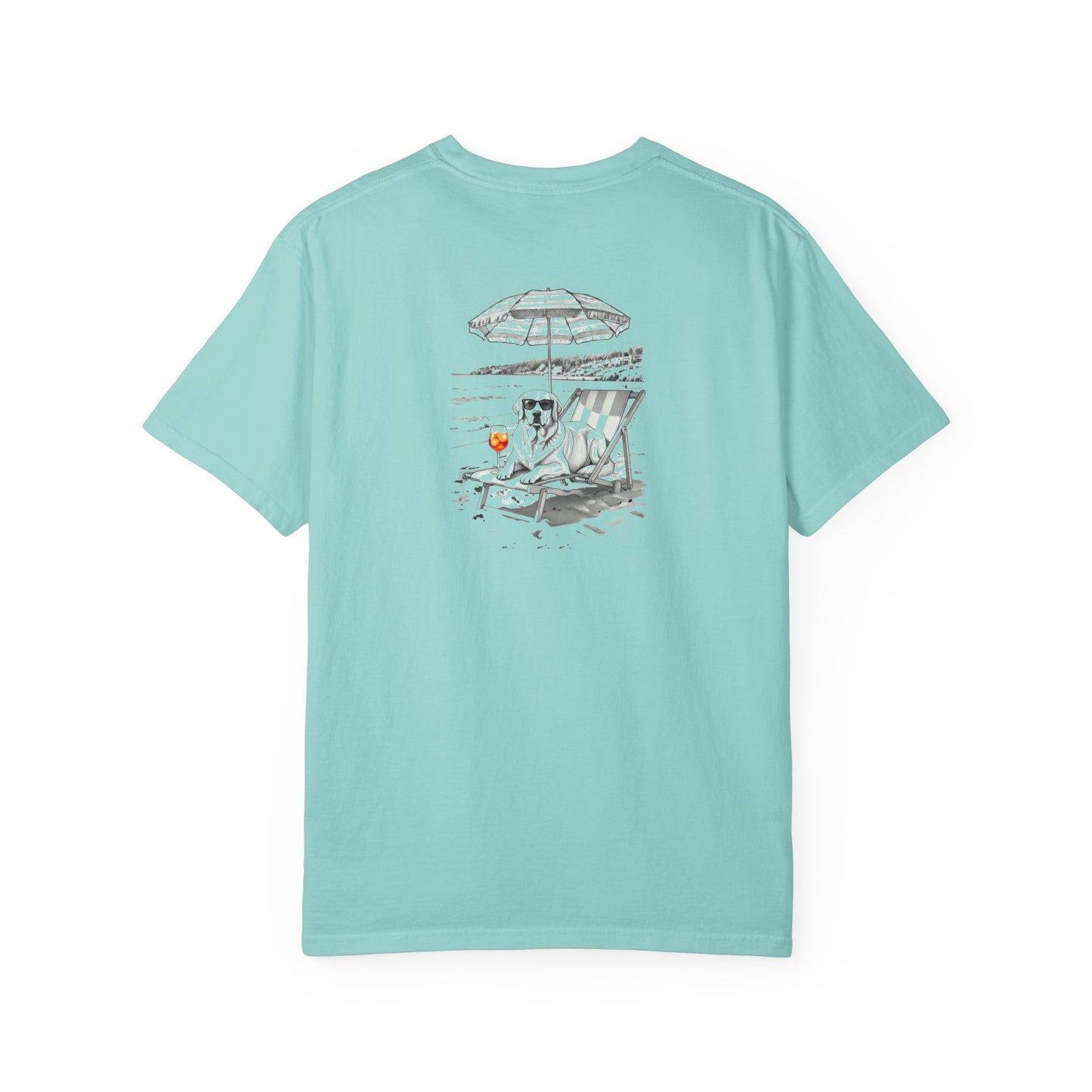 Le Retriever Doré Vintage Retro Cotton Art Series Tee