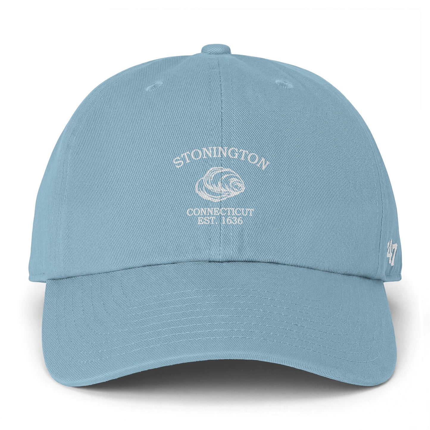 Stonington Connecticut Vintage Retro Womens Cotton Cap - Black Logo