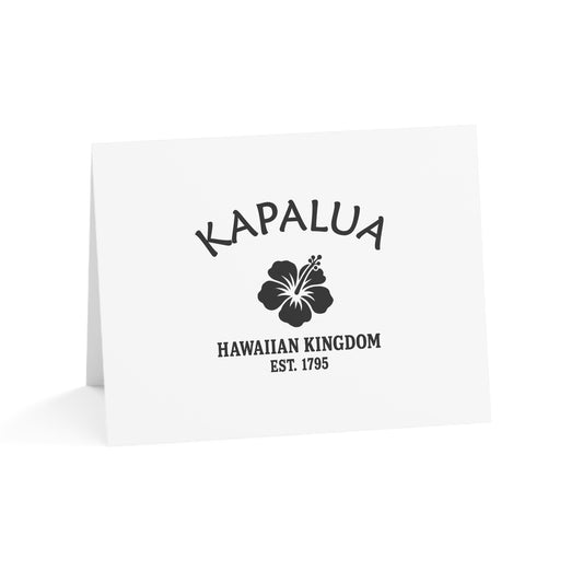 Kapalua Hawaii Vintage Retro Thank You Card Set - Black Logo