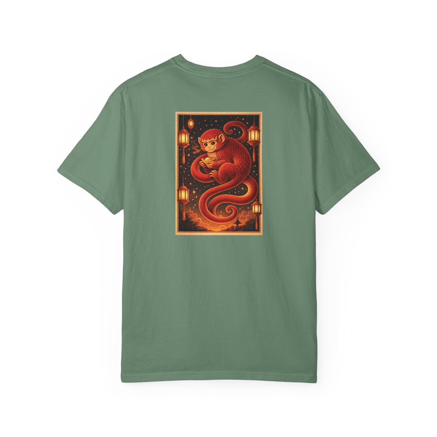 Zodiac Year of the Monkey (2016+) Vintage Retro Art Series Cotton Tee