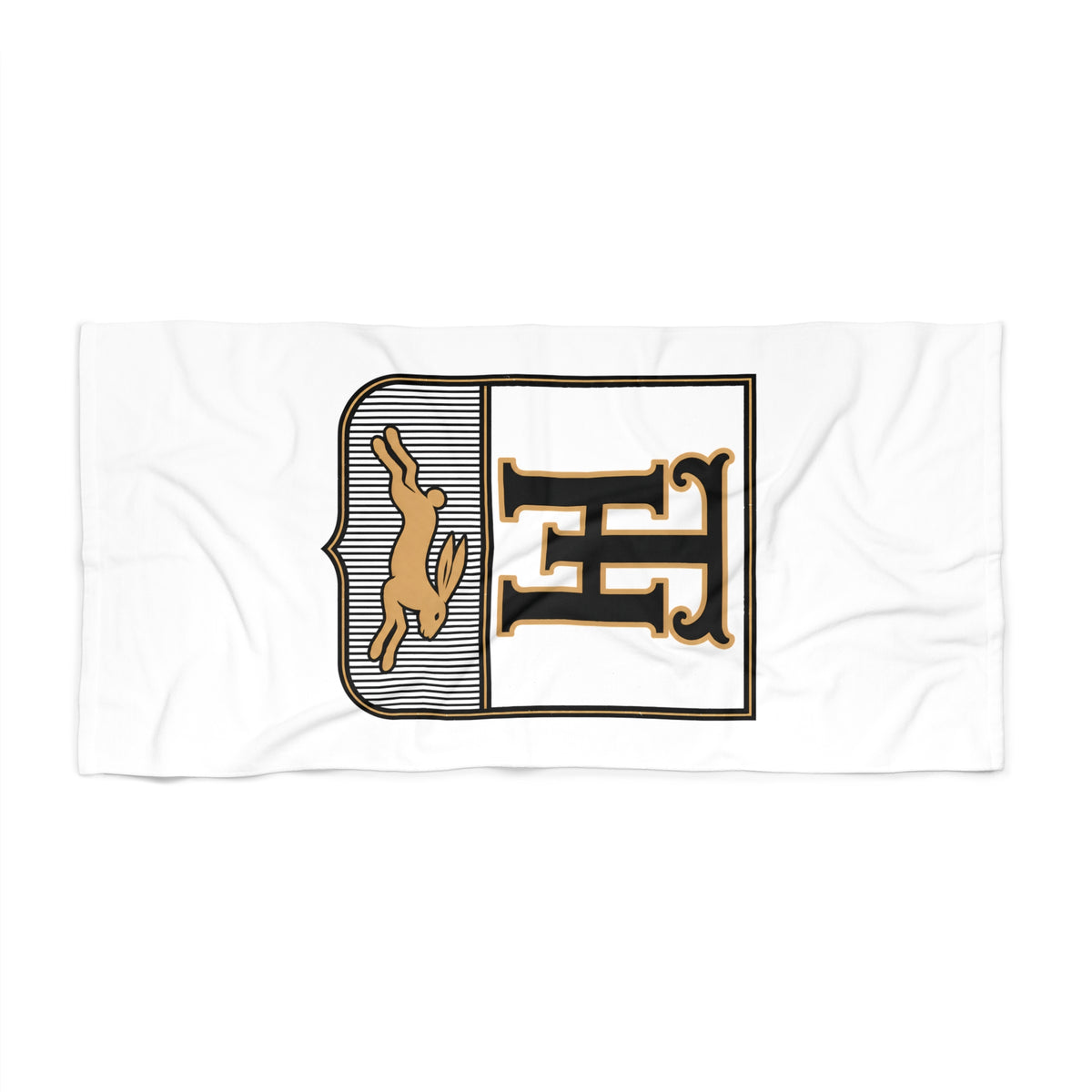 Team Haas Beach Towel, 30 X 60 Inch, TH Family Crest