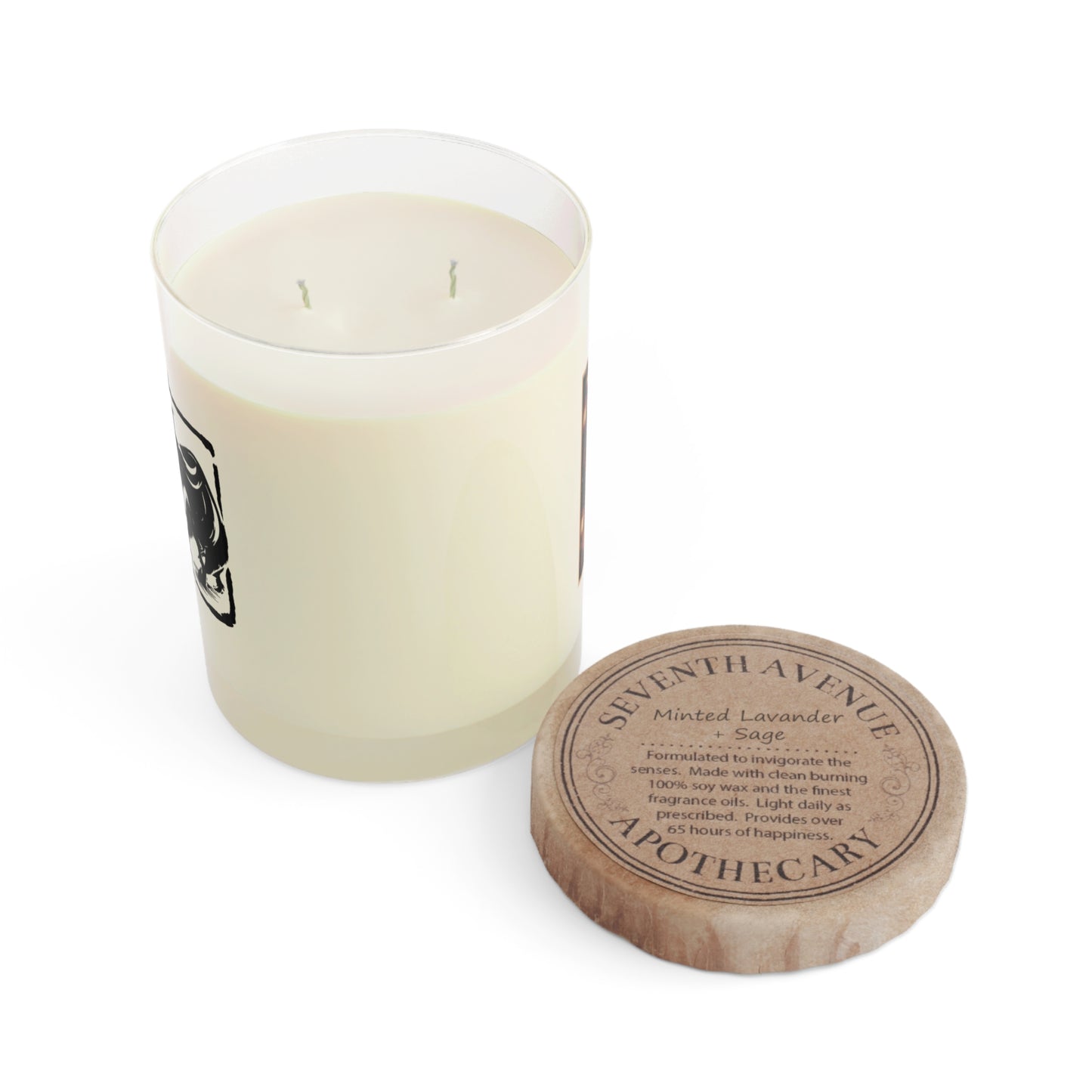 Zodiac Year of the Ox (2021+) Vintage Retro Scented Candle - Combo Logo