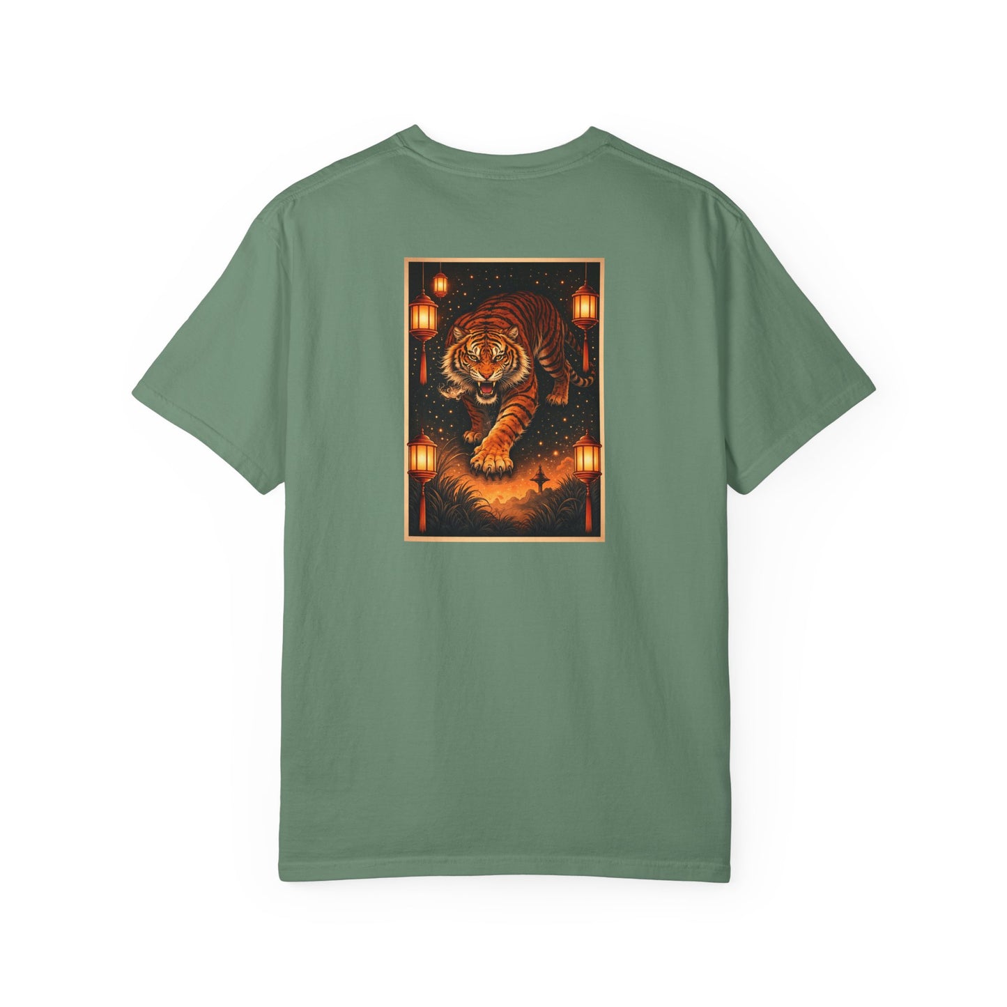 Zodiac Year of the Tiger (2022+) Vintage Retro Art Series Cotton Tee