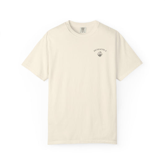 Pensacola Florida 1559 Ship Garment-Dyed Heavyweight Tee